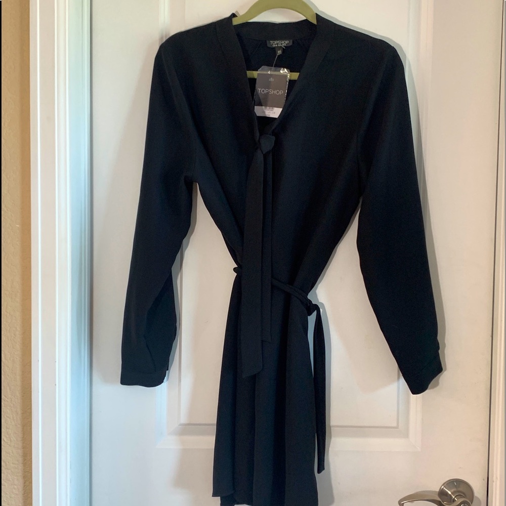 NWT TOPSHOP LONDON Neck Tie Dress (S/M)